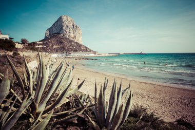 ünlü Akdeniz tatil calpe, İspanya