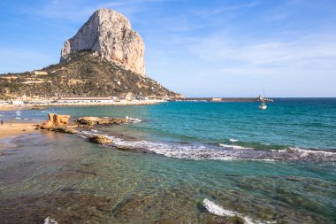 Famous Mediterranean Resort Calpe in Spain clipart