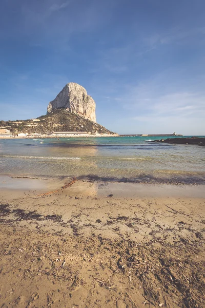 Beroemde mediterrane resort calpe in Spanje — Stockfoto