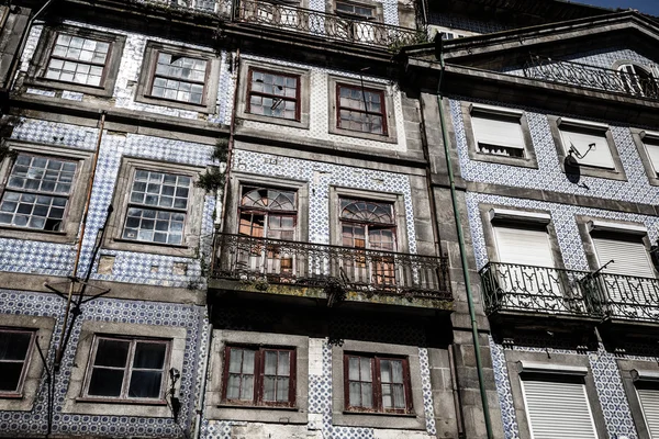 Renkli evlerin ribeira porto, Portekiz — Stok fotoğraf