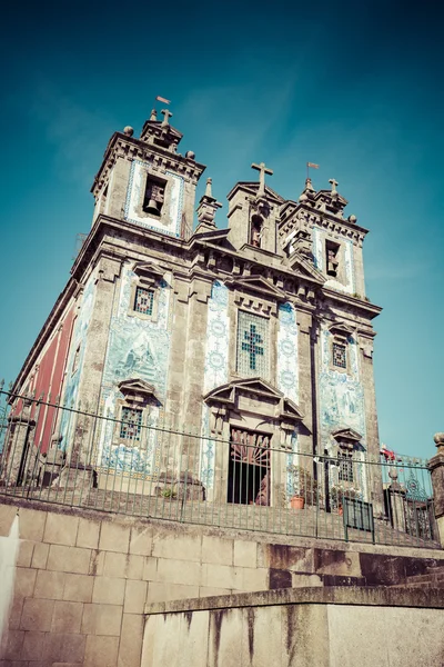 Iglesia de San Ildefonso (Igreja de Santo Ildefonso), Oporto, P — Foto de Stock