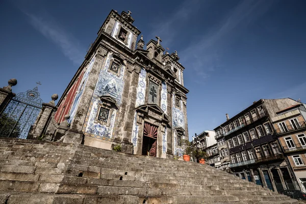 Kościół Saint Ildefonso (Igreja de Santo Ildefonso), Porto, P — Zdjęcie stockowe