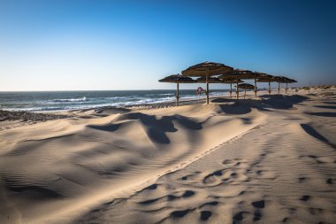 Costa Nova beach Aveiro, Portekiz