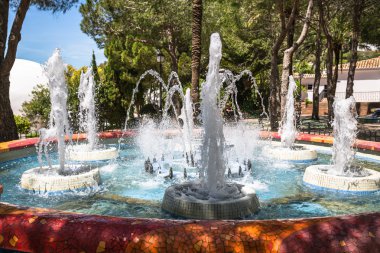 Çeşme parkta Mija, İspanya