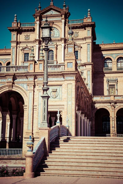 Plac Hiszpański (plaza de espana) w sevilla, Hiszpania — Zdjęcie stockowe