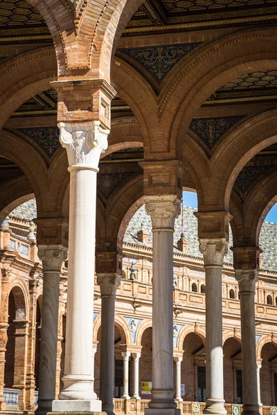 Spanish Square (Plaza de Espana) in Sevilla, Spain — Stock Photo, Image