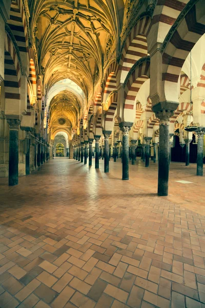 La Mezquita Cathedral in Cordoba, Spain. The cathedral was built — Stock Photo, Image