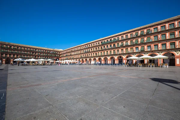 Córdoba, Espanha-Março 12,2015: Plaza de la Corredera - Corredera Sq — Fotografia de Stock