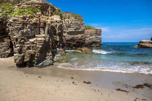 Costa rochosa de Espanha. Galiza — Fotografia de Stock