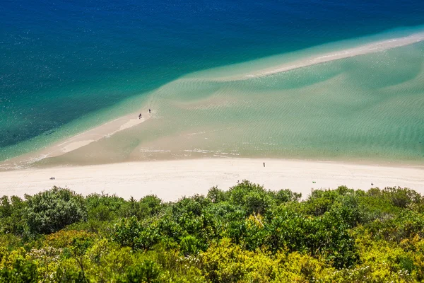 Bela paisagem vista do Parque Nacional Arrabida em Setuba — Fotografia de Stock