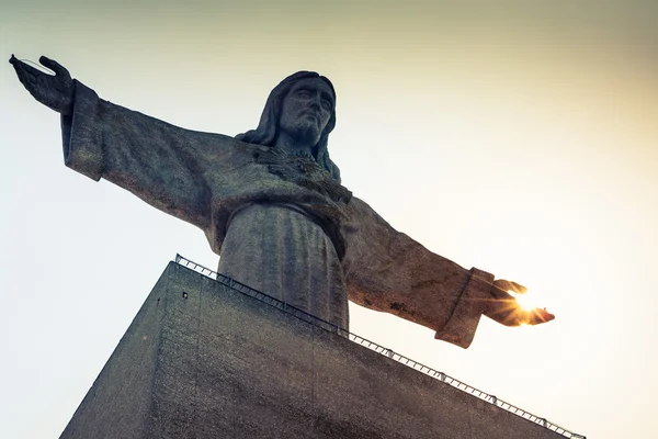 Jesus Kristus monument i Lissabon - Portugal — Stockfoto