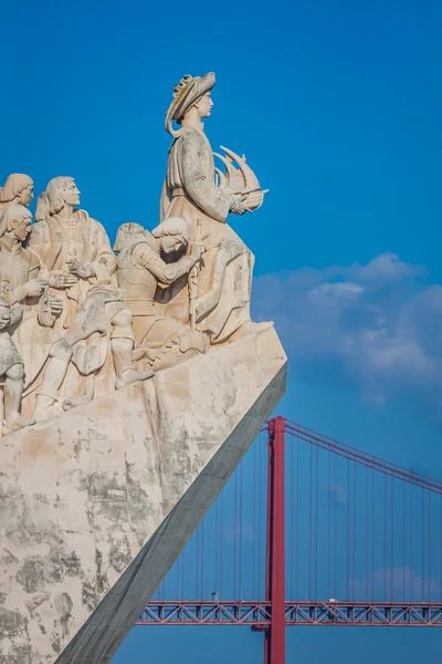 Památník objevy nového světa v Lisabon, Portugalsko — Stock fotografie