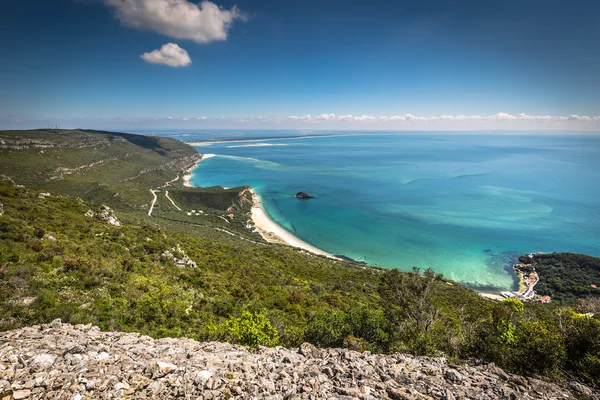 Hermosa vista panorámica del Parque Nacional Arrabida en Setuba — Foto de Stock