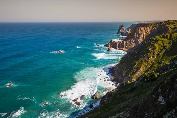 葡萄牙卡波达罗卡的悬崖。E的最西端 — 图库照片