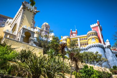 sintra, Portekiz (palacio nacional da pe Pena Ulusal Sarayı