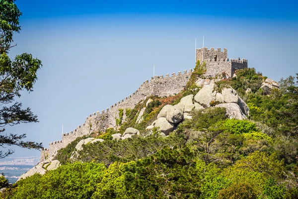 View of the Moors Castle in Sintra, Portugal — Stock Photo, Image