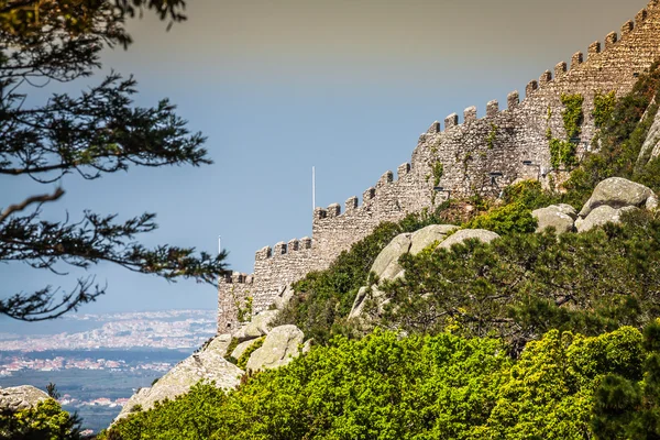 View of the Moors Castle in Sintra, Portugal — Stock Photo, Image