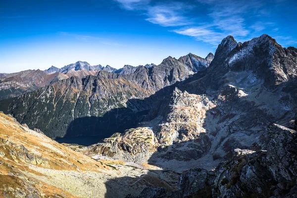 Paesaggio montano nel parco nazionale di montagna di Tatra, Zakopane, Pola — Foto Stock