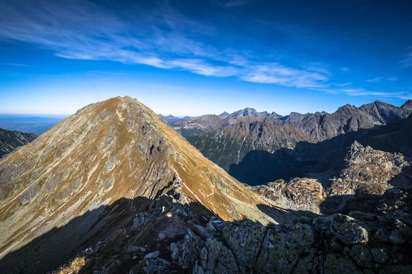 Góry krajobraz Tatrzański park narodowy góry, Zakopane, Pola — Zdjęcie stockowe