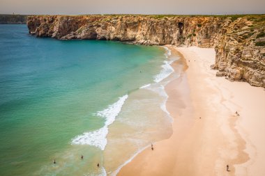 Praia yapmak Beliche - güzel sahil ve Algarve beach, Portuga