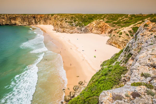 Praia Beliche - krásné pobřeží a pláže Algarve, Portuga — Stock fotografie