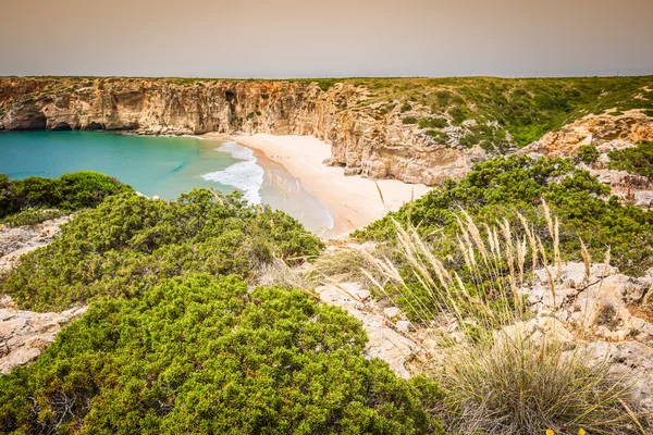 Praia do Beliche - beautiful coast and beach of Algarve, Portuga — Stock Photo, Image