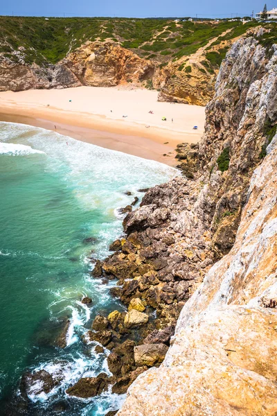 Praia Beliche - krásné pobřeží a pláže Algarve, Portuga — Stock fotografie