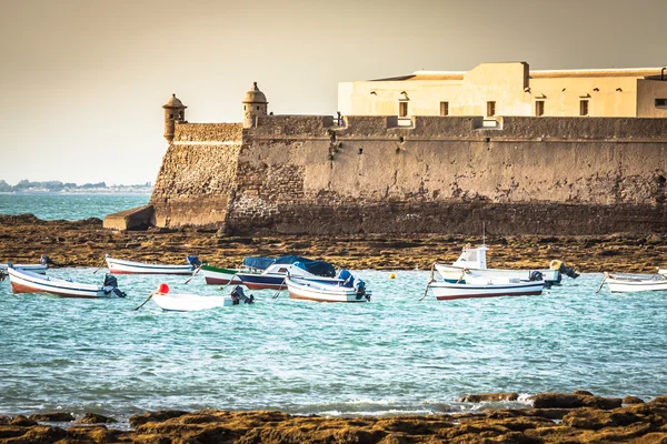 San Sebastian Castle, Cadiz, Spain — Stock Photo, Image