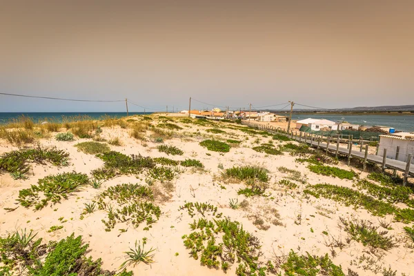 Plage de Faro, Algarve, Portugal — Photo