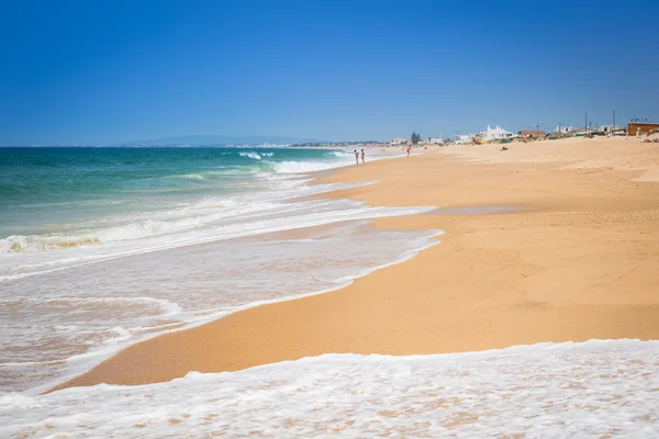 Faro Beach, Algarve, Portekiz — Stok fotoğraf