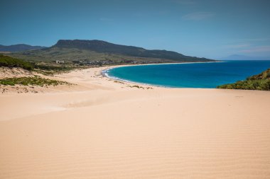 Kumul Bolonia Beach, il Cadiz, Endülüs, İspanya