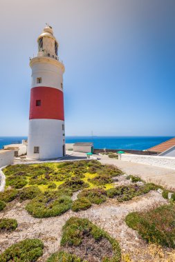 Trinity deniz feneri Cebelitarık Europa noktada bir görünüm, 