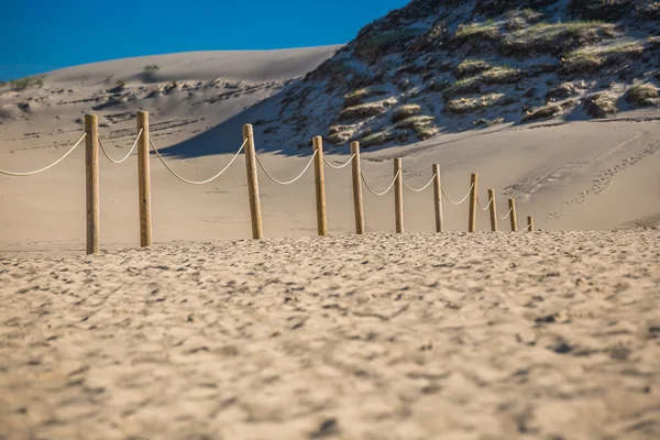 As dunas do parque nacional Slowinski na Polônia — Fotografia de Stock