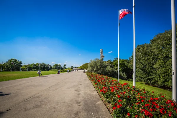 Monument commemorating first battle of Second World War and Poli — Stock Photo, Image