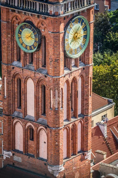 Главная ратуша Гданьска, Польша — стоковое фото