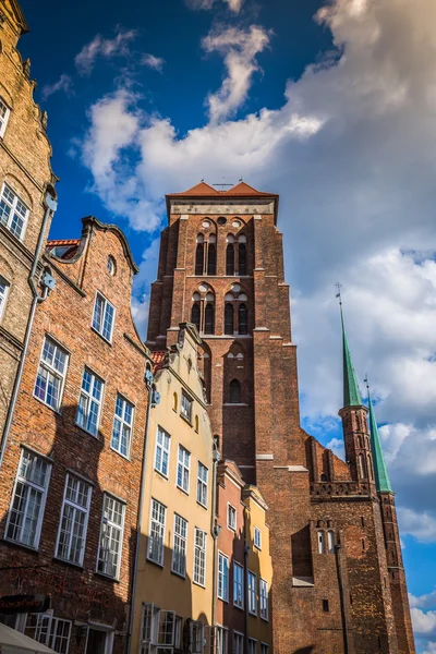 Architecture of old town in Gdansk — Stock Photo, Image
