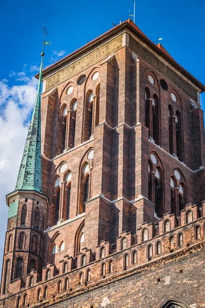 St. Mary's Cathedral in old town of Gdansk, Poland — Stock Photo, Image