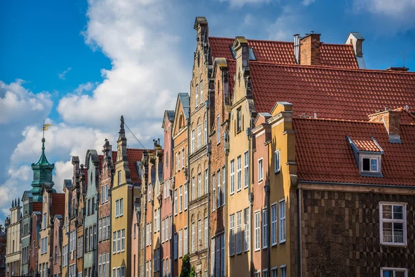 Gdansk eski şehrin mimarisi — Stok fotoğraf