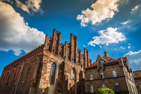 Architecture de la vieille ville de Gdansk — Photo