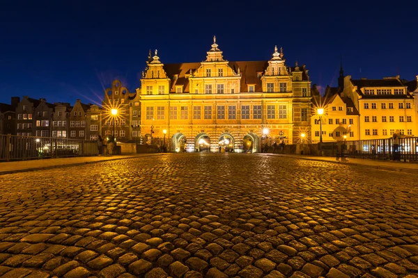 Beautiful architecture of the old town of Gdansk, Poland. — Stock Photo, Image