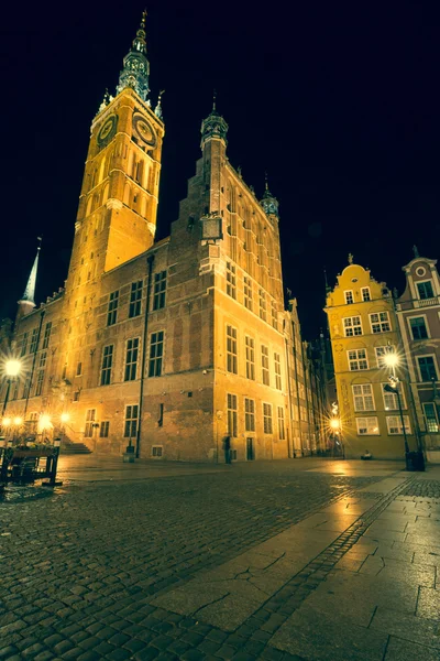 Poland Gdansk Old town-hall — Stock Photo, Image