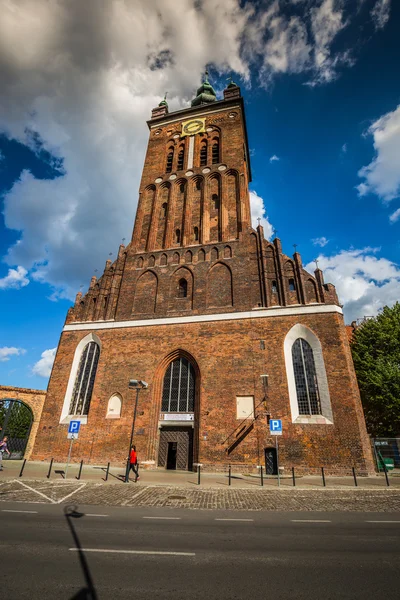 Gdansk, Poland- September 19,2015: St. Catherine 's Church (Koscio — стоковое фото