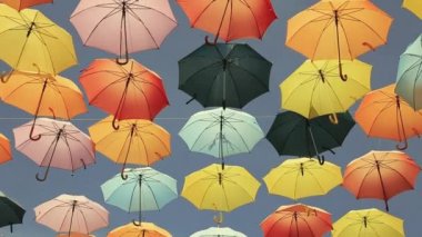 arka planı renkli sokak dekorasyon, madrid