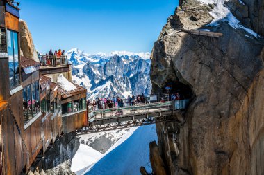 Aiguille du midi platformu, 2 Ağustos 2013 Fransa, Avrupa 