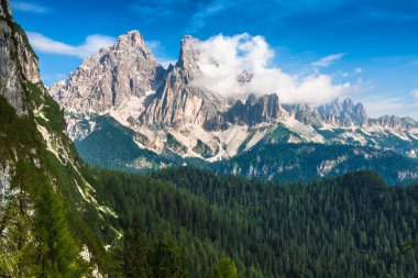 cortina d'ampez içinde panorama ve dolomiti Dağları Milli Parkı