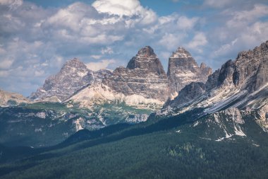 cortina d'ampez içinde panorama ve dolomiti Dağları Milli Parkı