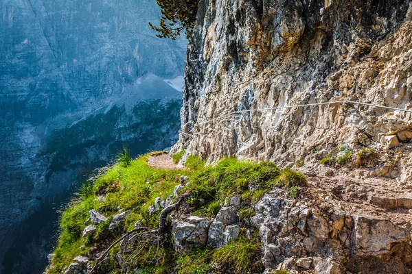 Cortina d'ampez içinde panorama ve dolomiti Dağları Milli Parkı — Stok fotoğraf