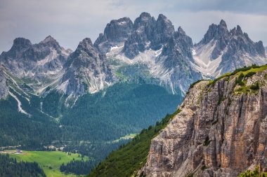 cortina d'ampez içinde panorama ve dolomiti Dağları Milli Parkı