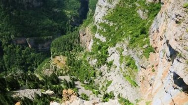 ordesa Milli Parkı, pyrenees, huesca, aragon, İspanya monte perdido ve anisclo vadi masifinin görünümü
