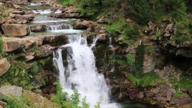 gradas de soaso arazas nehir ordesa Vadisi pyrenees huesca, aragon, İspanya
